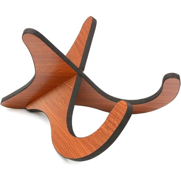 Ukulele Wood Folding Portable Stand for Mandolins and Violins