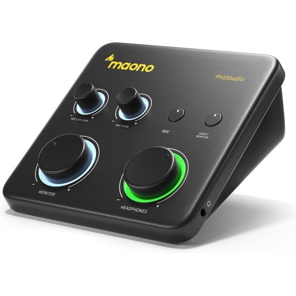 MAONO USB Audio Interface for PC: Interface with XLR Input 24-bit/192kHz Routing