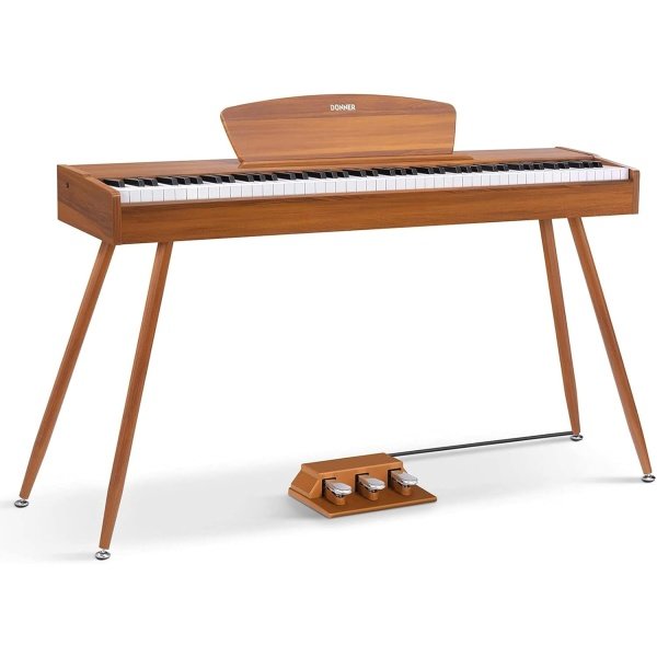 Donner DDP-80 Digital Piano 88 Key Weighted Keyboard, Full-size Electric Piano
