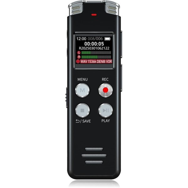 64GB Digital Voice Recorder with Playback: Voice Activated Recorders