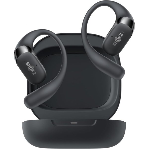 SHOKZ New OpenFit 2 Open-Ear Headphones, True Wireless Bluetooth Earphones