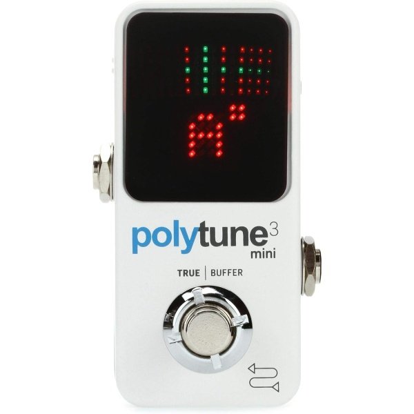 TC Electronic POLYTUNE 3 MINI Tiny Polyphonic Tuner with Multiple Tuning Modes