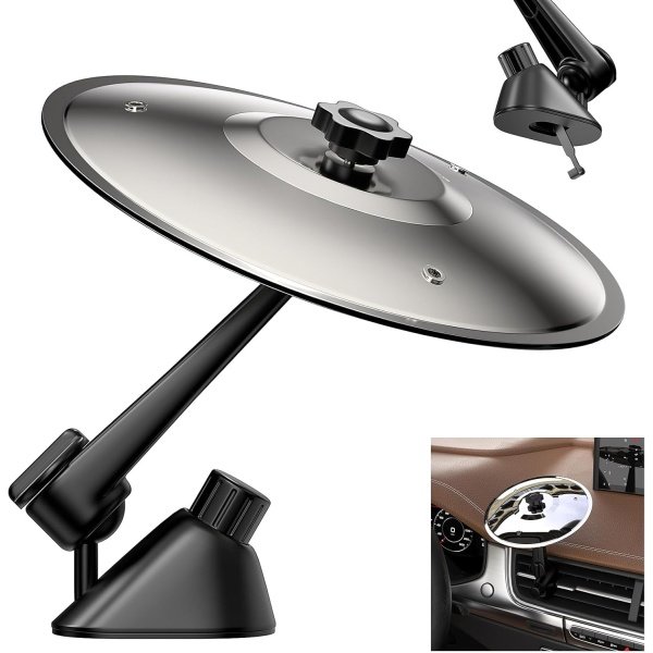 Car Cymbal Drum Air Vent, Mini Metal Drum Crash Cymbal