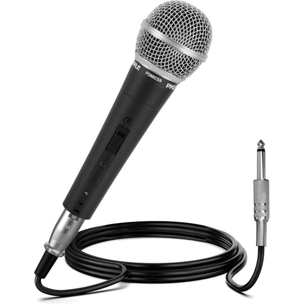Pyle Professional Dynamic Vocal Microphone - Moving Coil Dynamic Cardioid