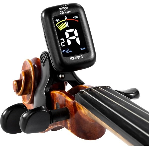 ENO MUSIC Professional Violin Viola Tuner, Colorful LCD Display Easy Control