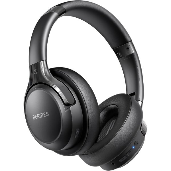 BERIBES Bluetooth Headphones Over Ear, 65H Playtime and 6 EQ Music Modes