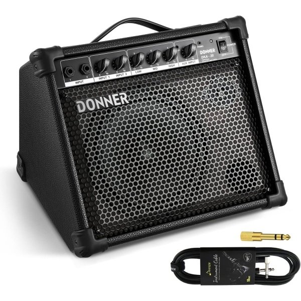 Donner DKA-20 Keyboard Amplifier 20 Watt Keyboard AMP
