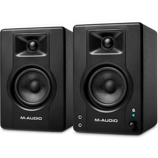 M-Audio BX4BT 4.5" Studio Monitors & PC Speakers with Bluetooth for Recording
