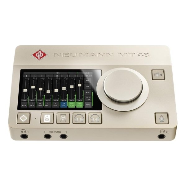 Neumann MT 48 US - Premium USB-C Audio Interface with Touchscreen Control, AES67, MIDI Interface, & ADAT/S/PDIF Expansion Connectivity